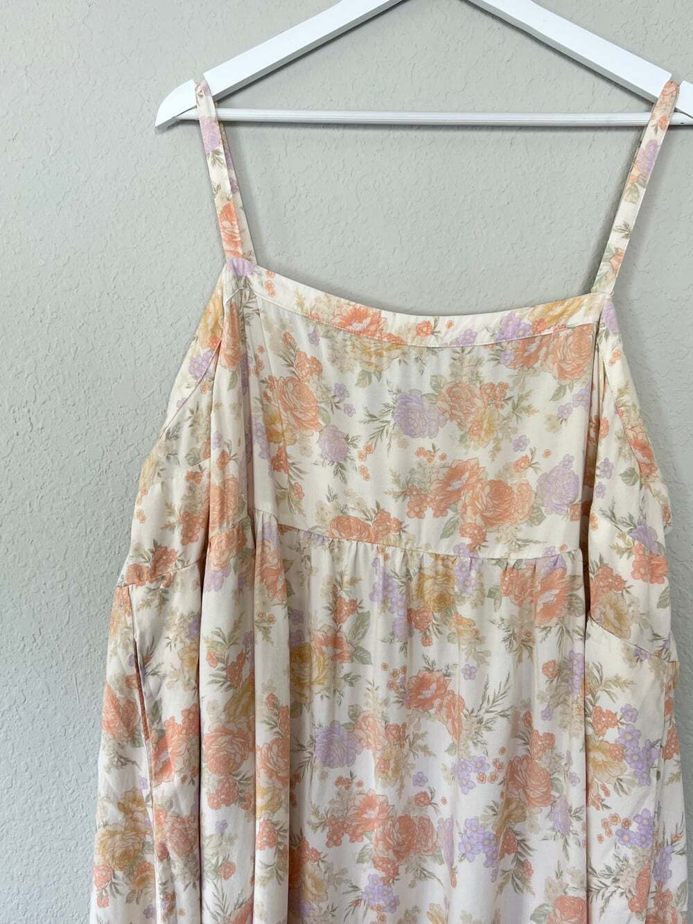 Torrid Pastel Floral Strappy Plus 2X Romantic Cottagecore  Sundress - Picture 3 of 7